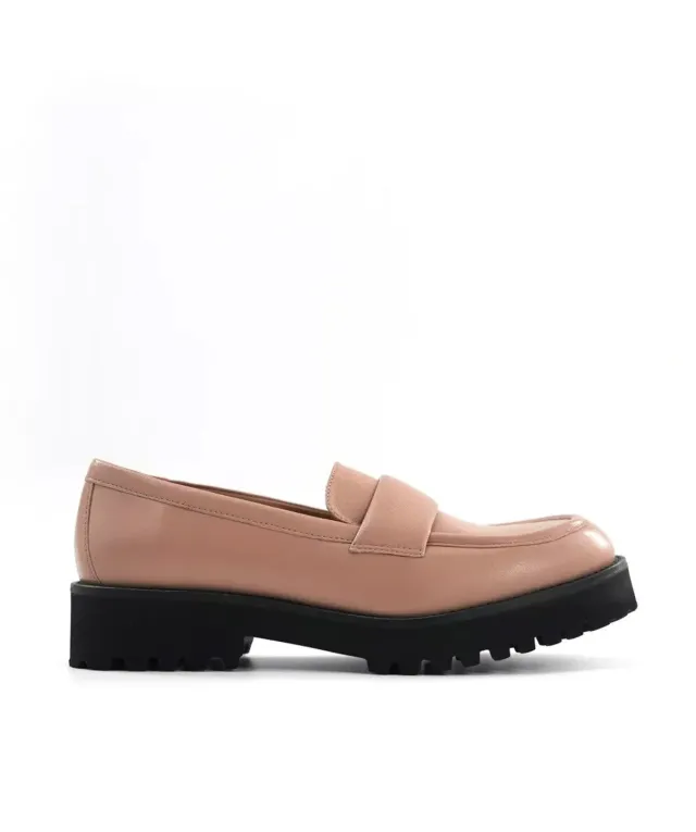 Finsbury Adèle loafers beige dames rubber zool