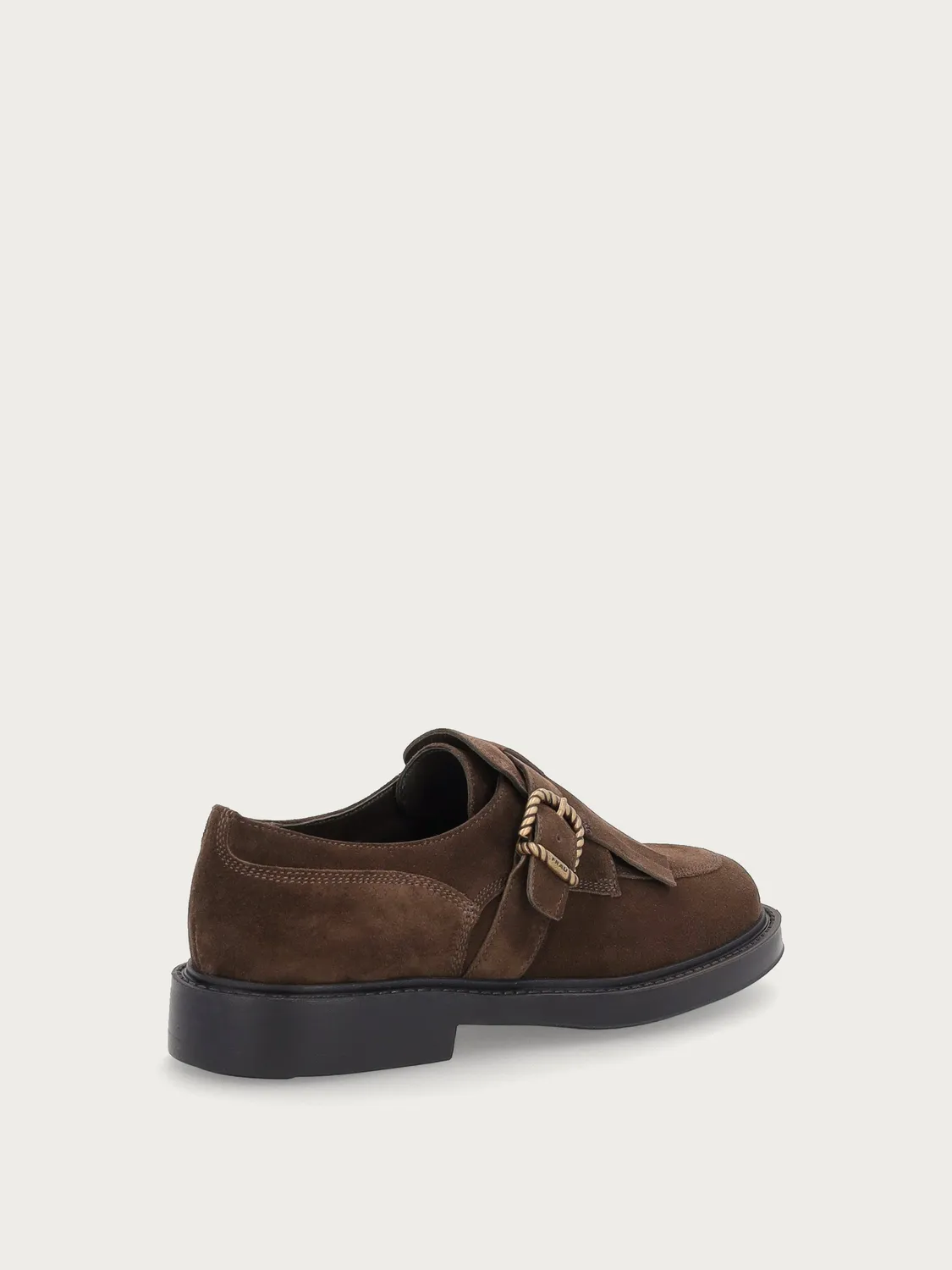 Frau Verona dames veterschoenen bruin suede franje
