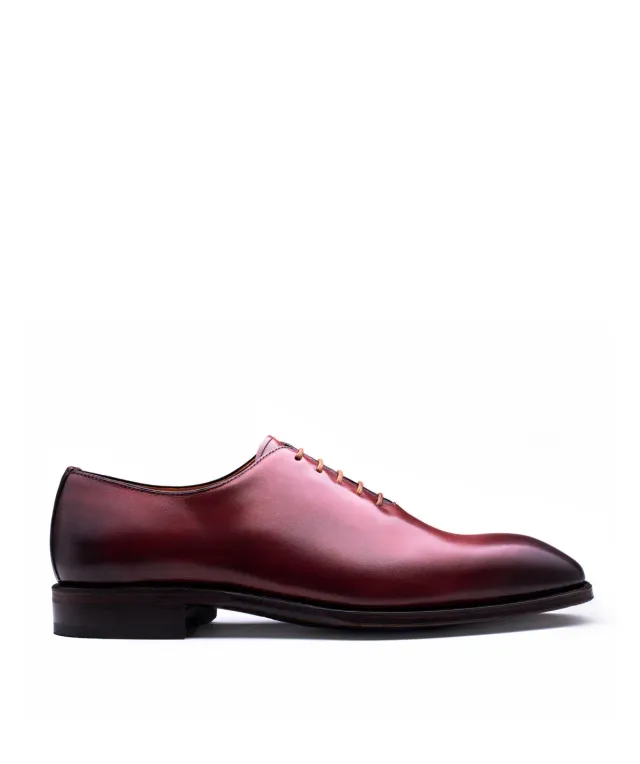 Finsbury Giulia oxfordschoenen bordeaux handpatina