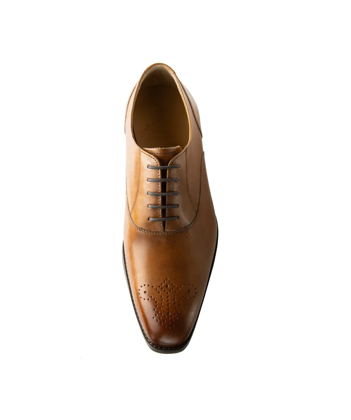Finsbury Jersey oxfords bruin patina rubber zool