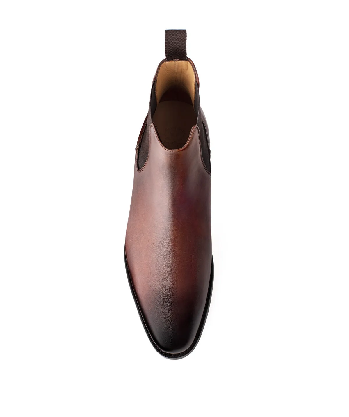 Finsbury Chelsea Walnut chelsea boots bruin leer heren