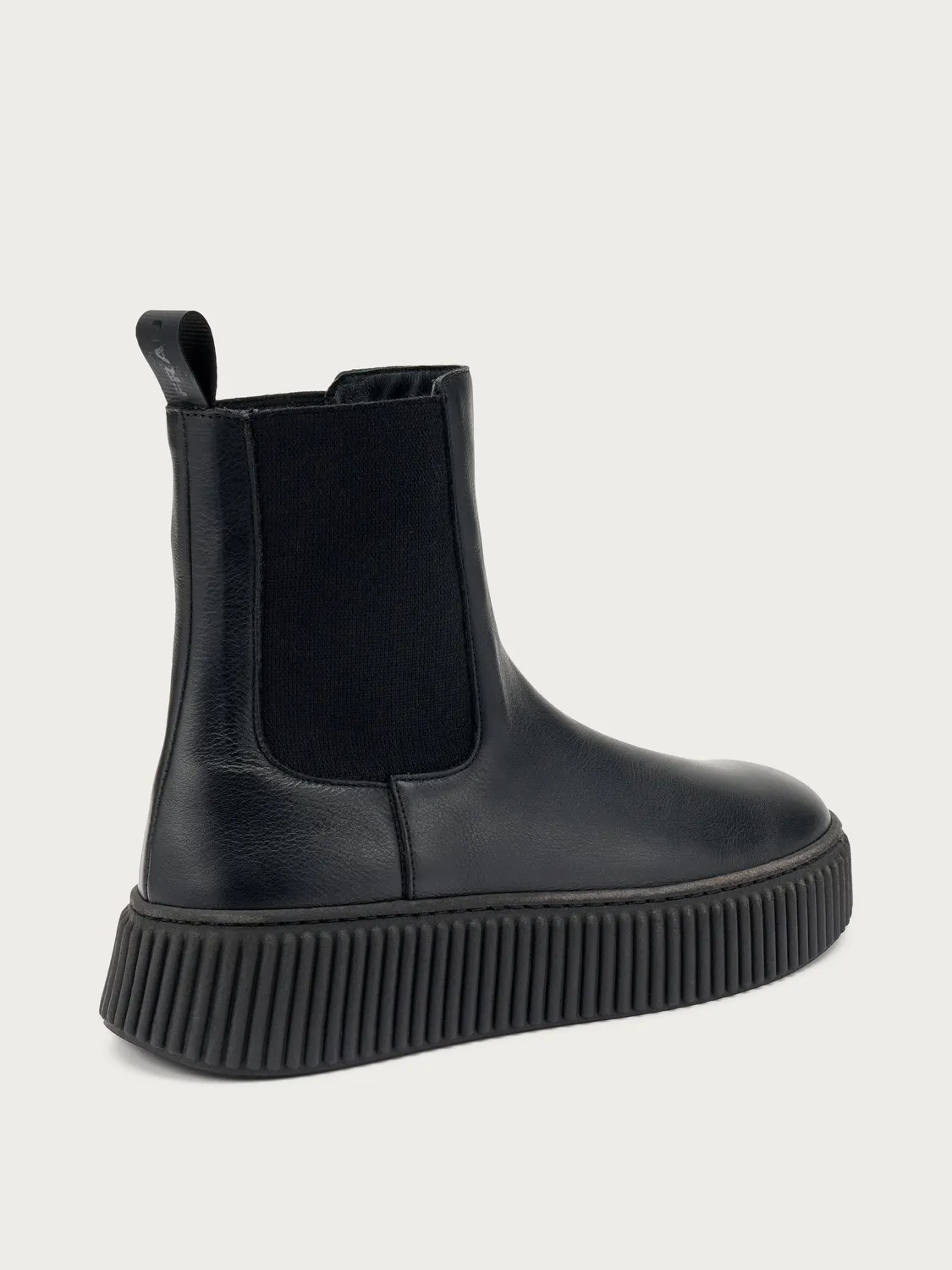 Frau Verona beatle boots zwart plateau dames