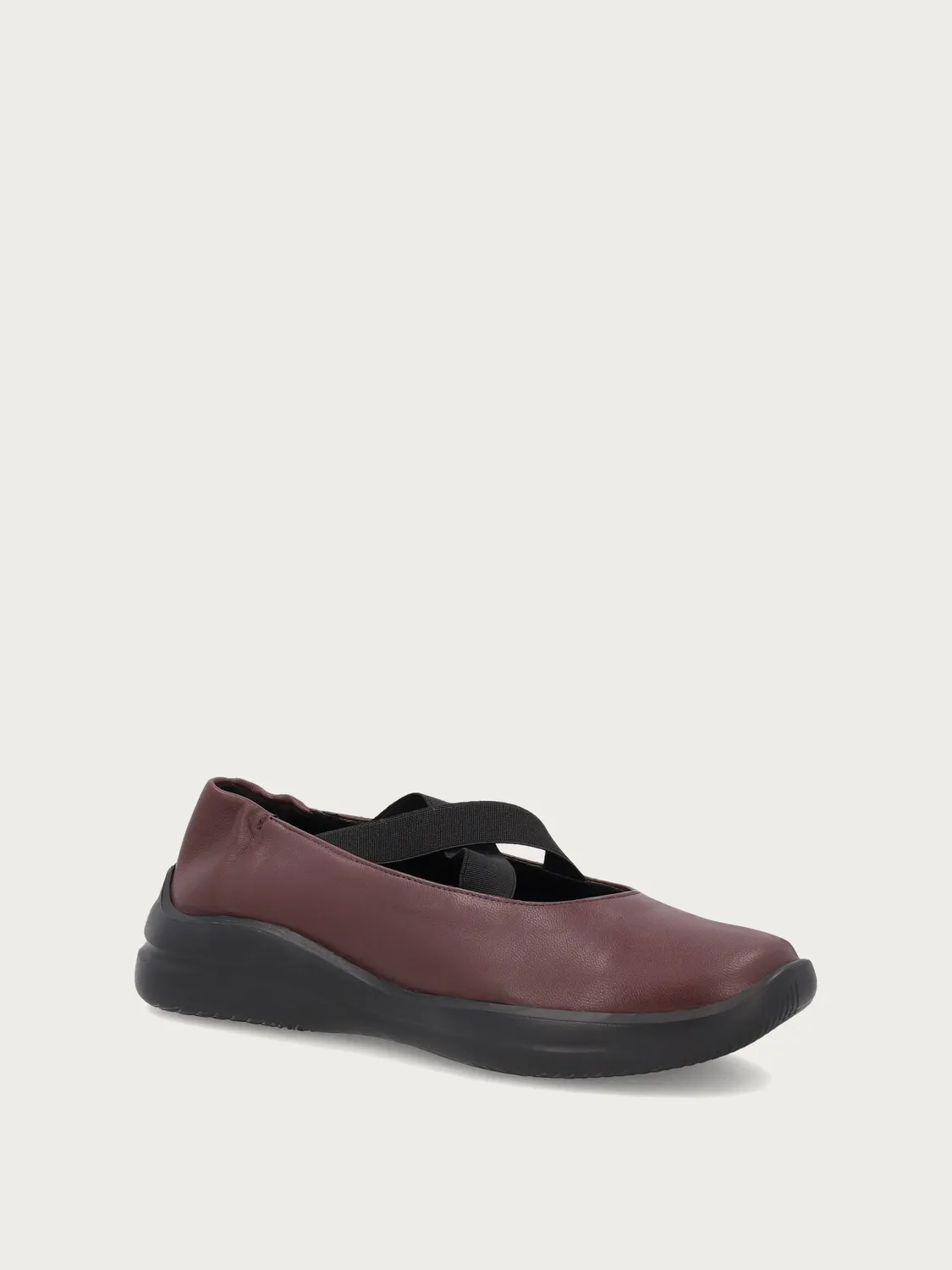 Frau Comfort ballerina's bordeaux leer sportief