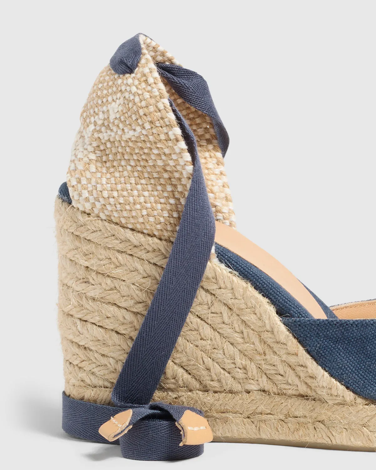 Castaner Carina 8/002 espadrilles donkerblauw canvas 9 cm