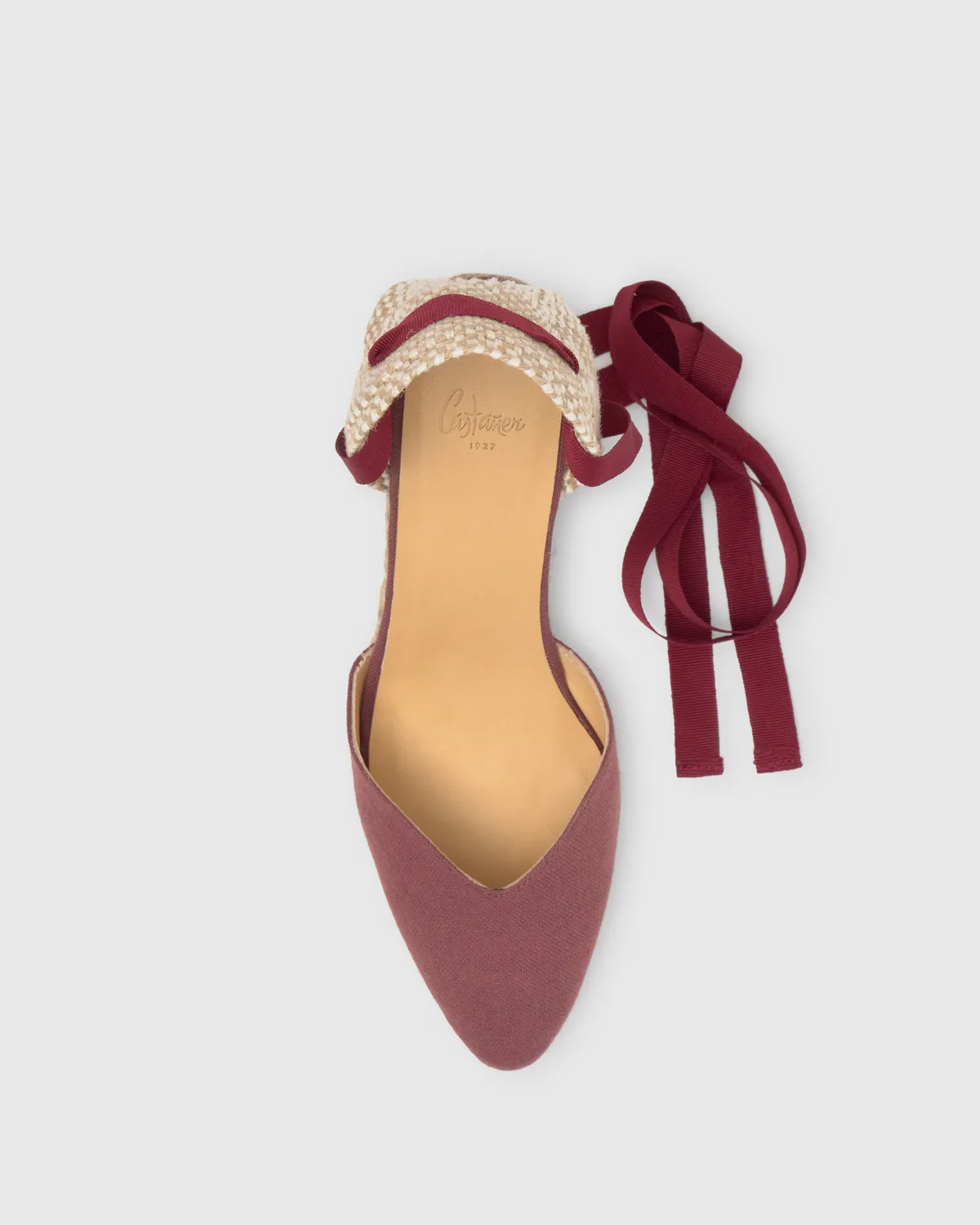Castaner Jud 300 espadrilles vino linnen 8cm