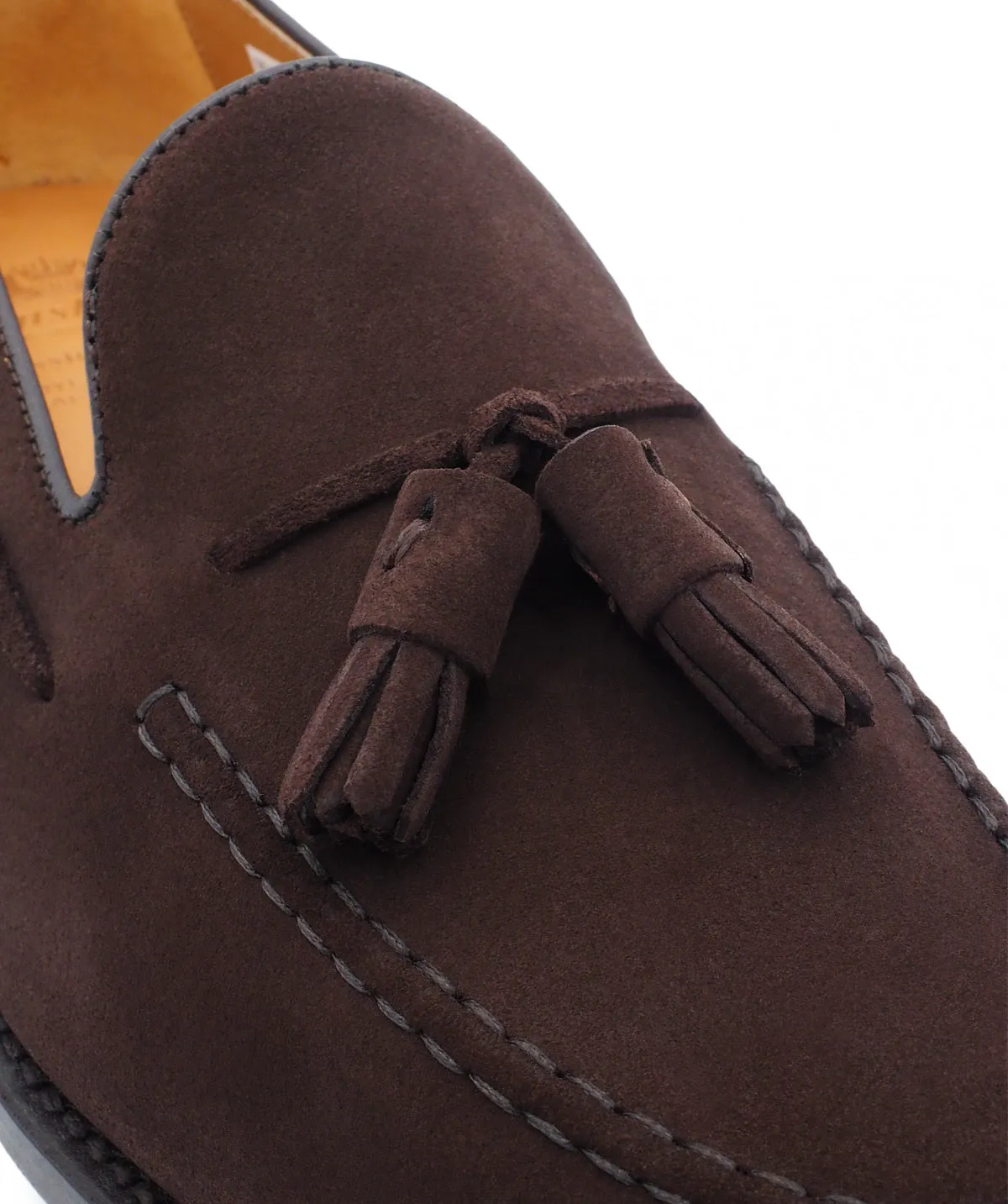 Finsbury OLDEN bruine loafers suède instap