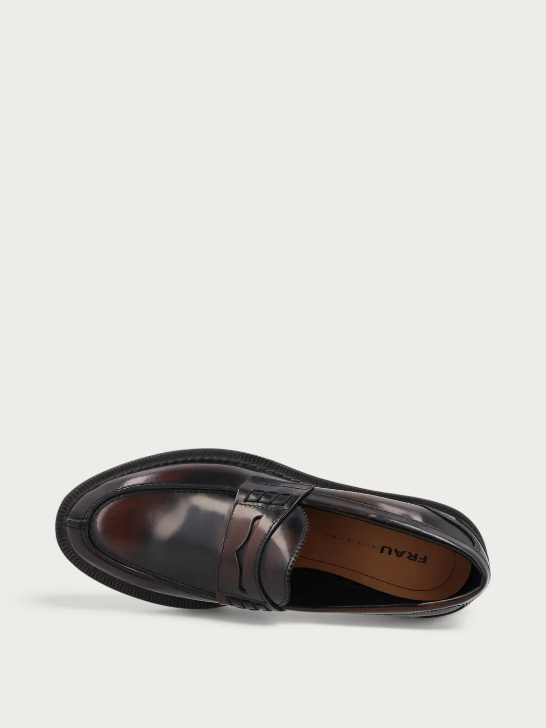 Frau Verona loafers rokerig bruin leer college