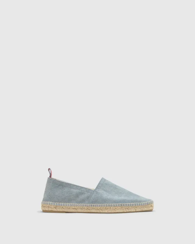 Castaner Pablo/002 espadrille heren acqua canvas