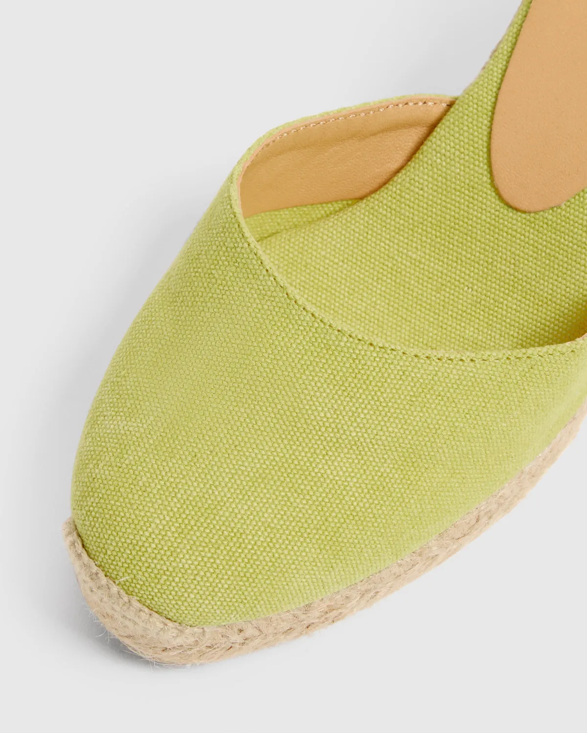 Castaner Carina 6 002 espadrilles sleehak zwart canvas