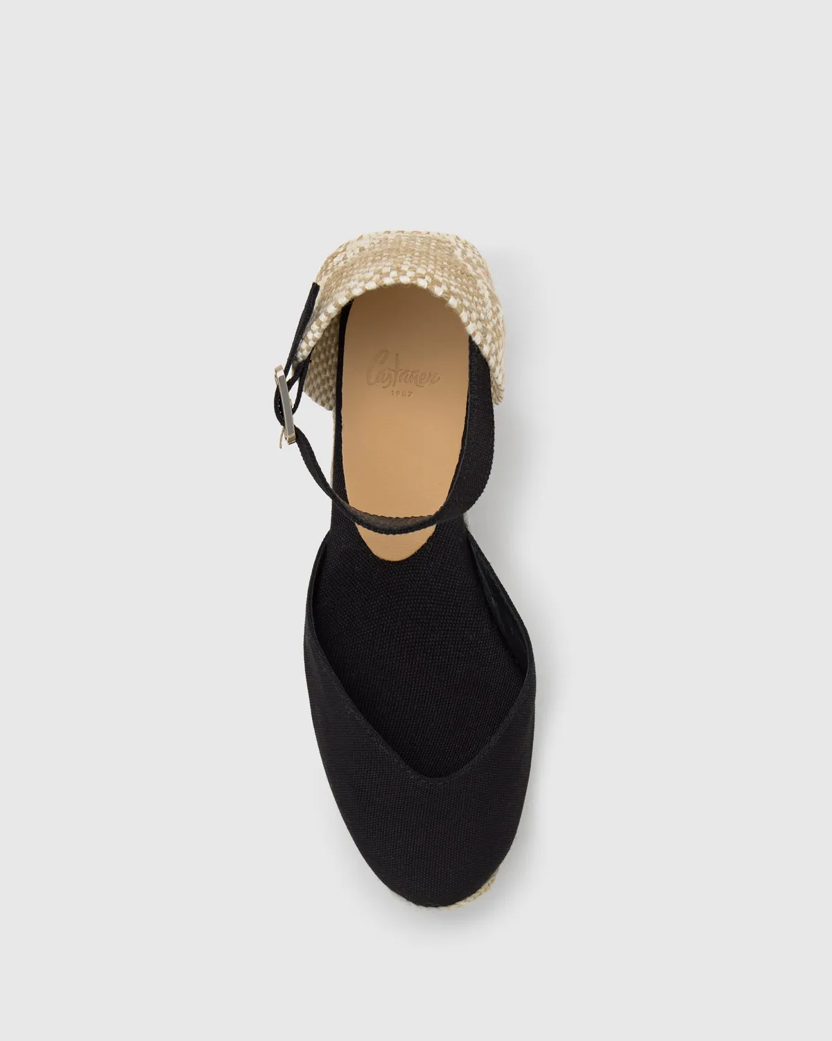 Castaner Chiarita CHIARITA/6/001 espadrilles zwart 7 cm