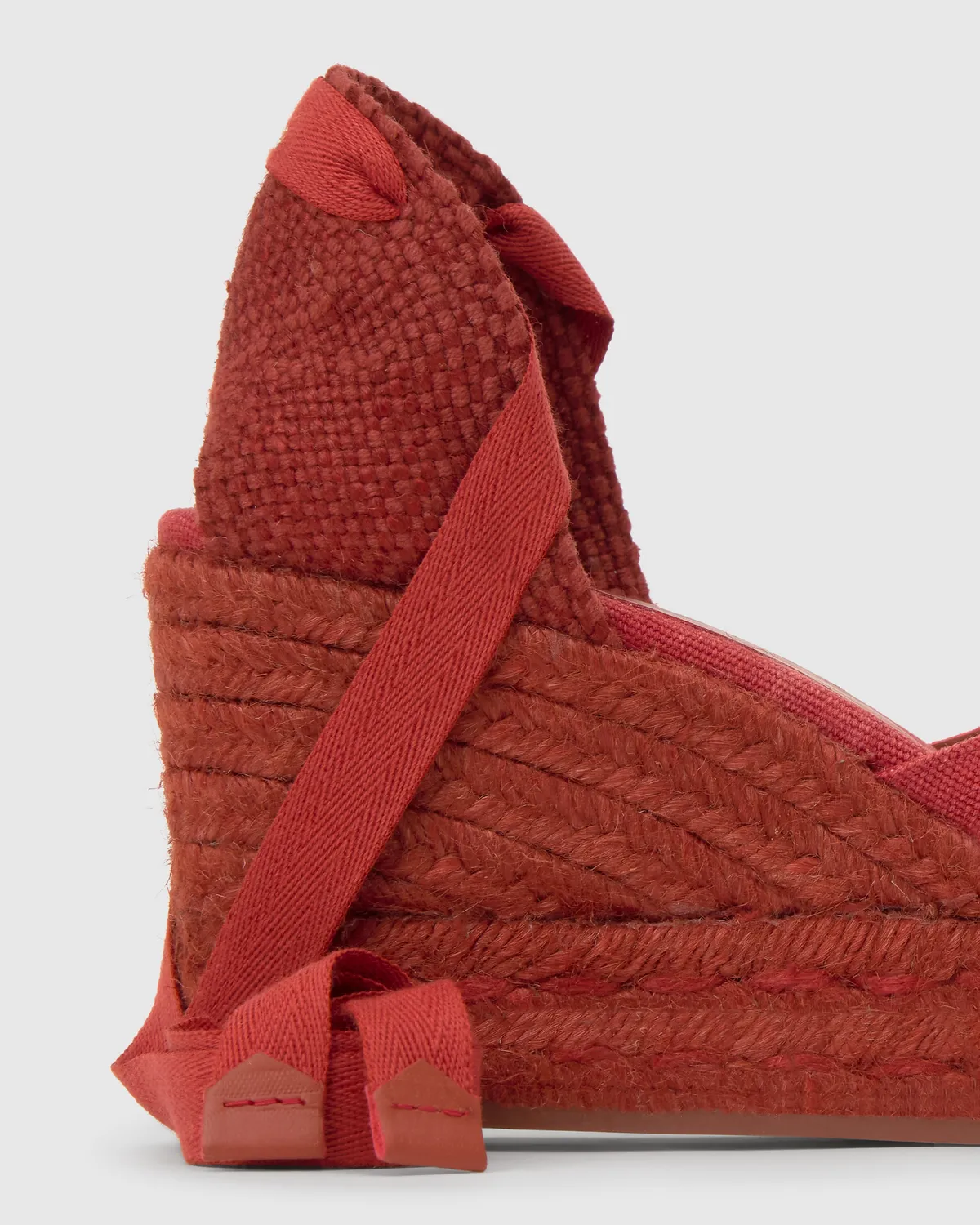 Castaner Chiara C/6ED/002 espadrilles donkerrood lint