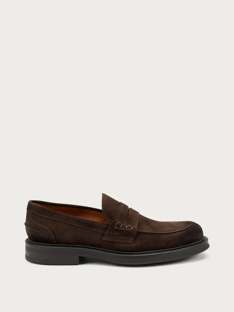 Frau Verona varsity loafers suède bruin heren