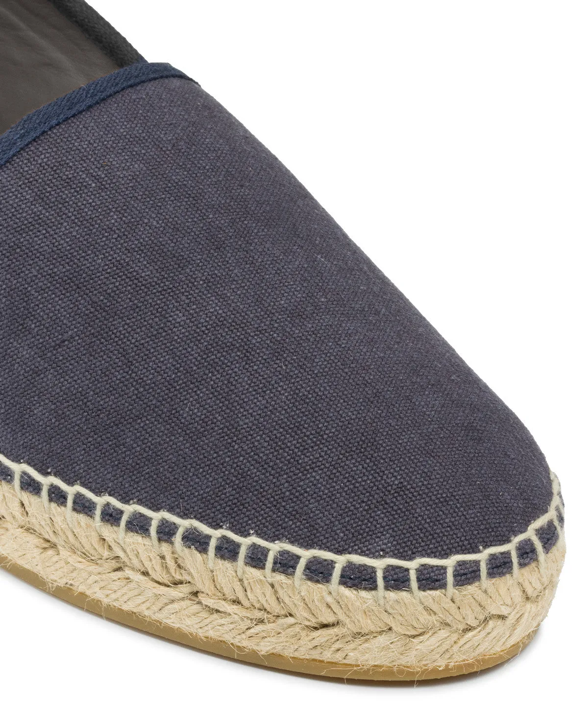 Finsbury Indiana espadrilles navy leer zomer