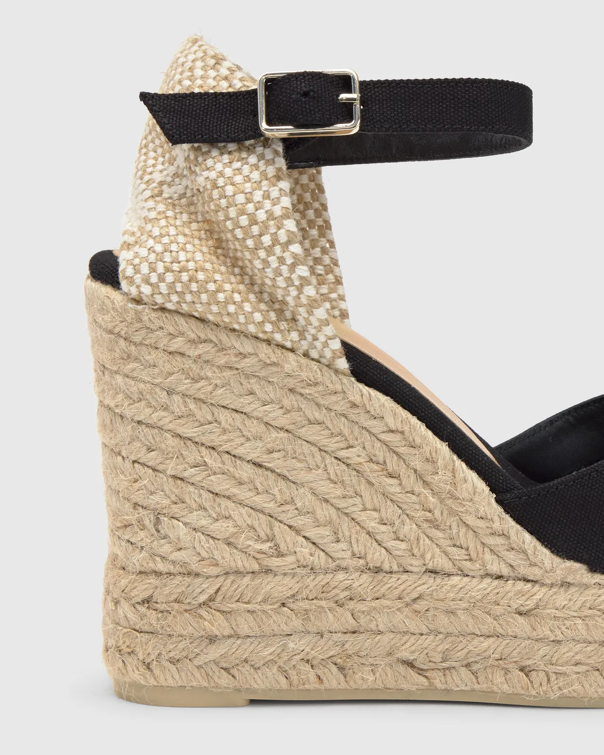 Castaner Chiarita 8ED 001 espadrille zwart