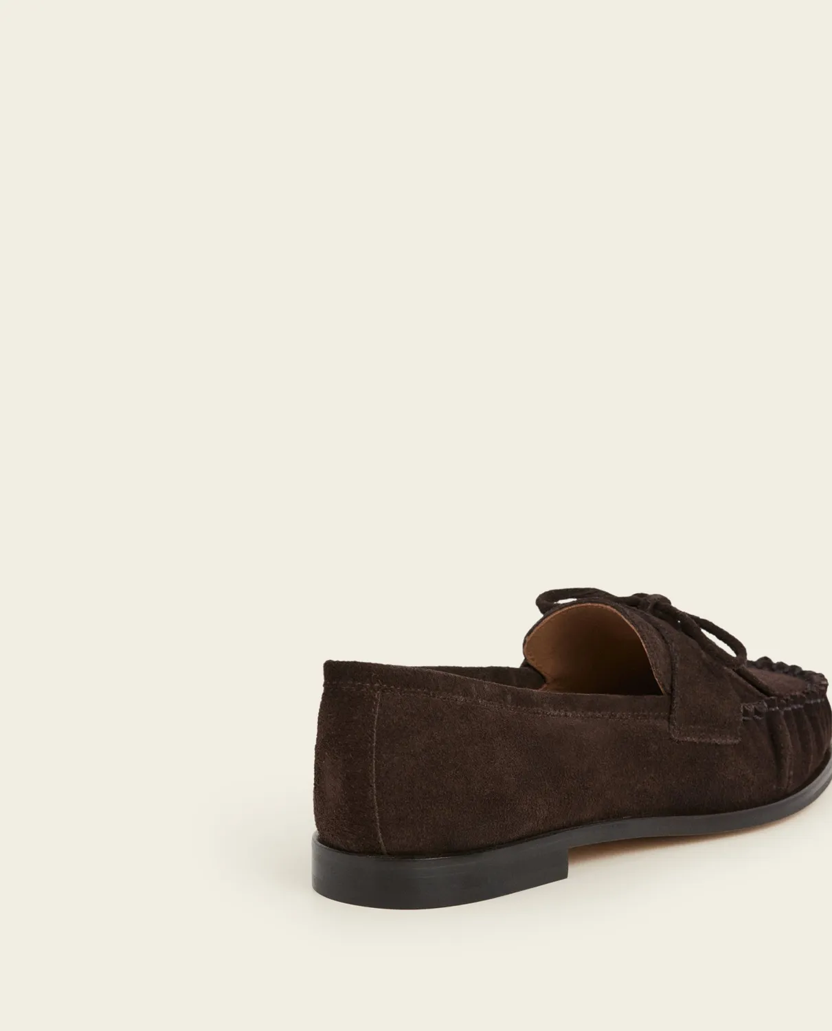 Flattered Dylan loafers chocolate suède strik