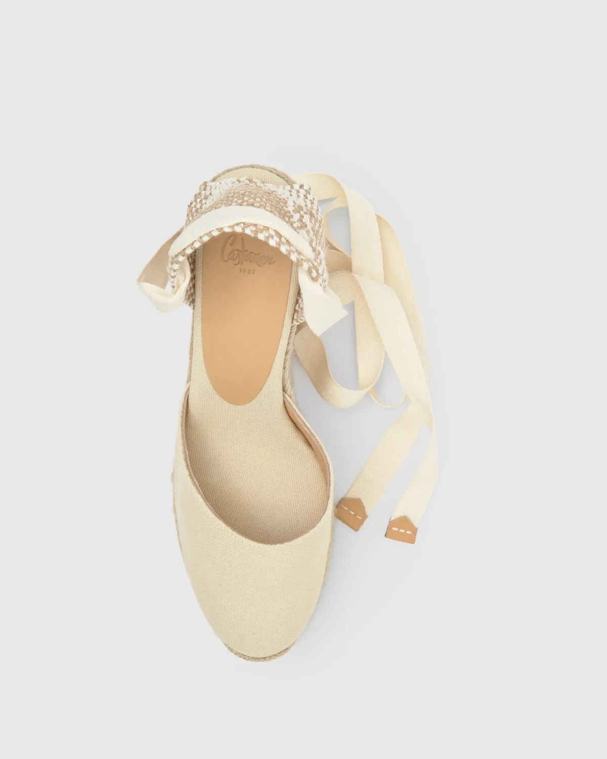 Castaner Carina 8ED/001 espadrilles ivory katoen
