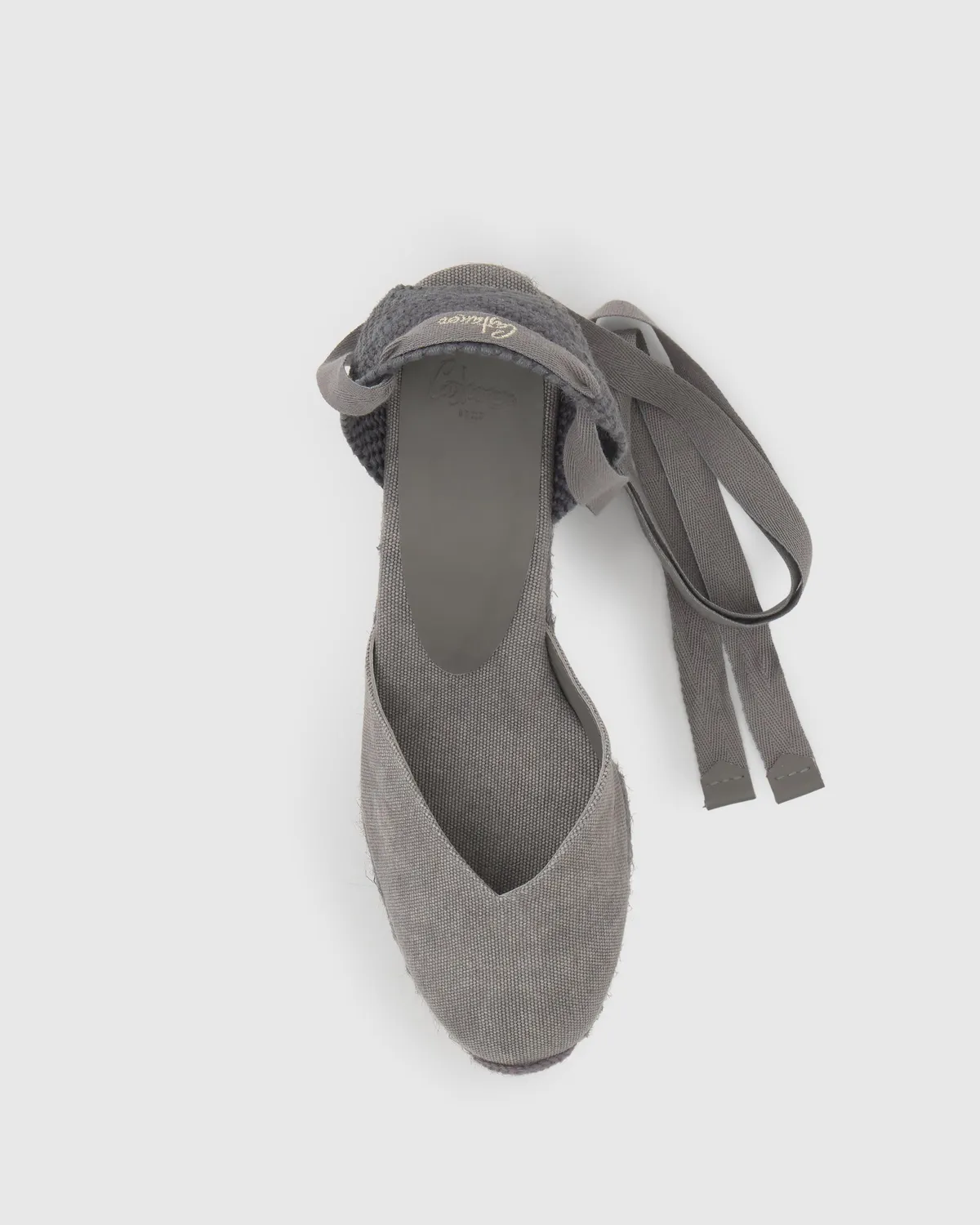 Castaner Chiara C/6ED/002 espadrilles grijs canvas