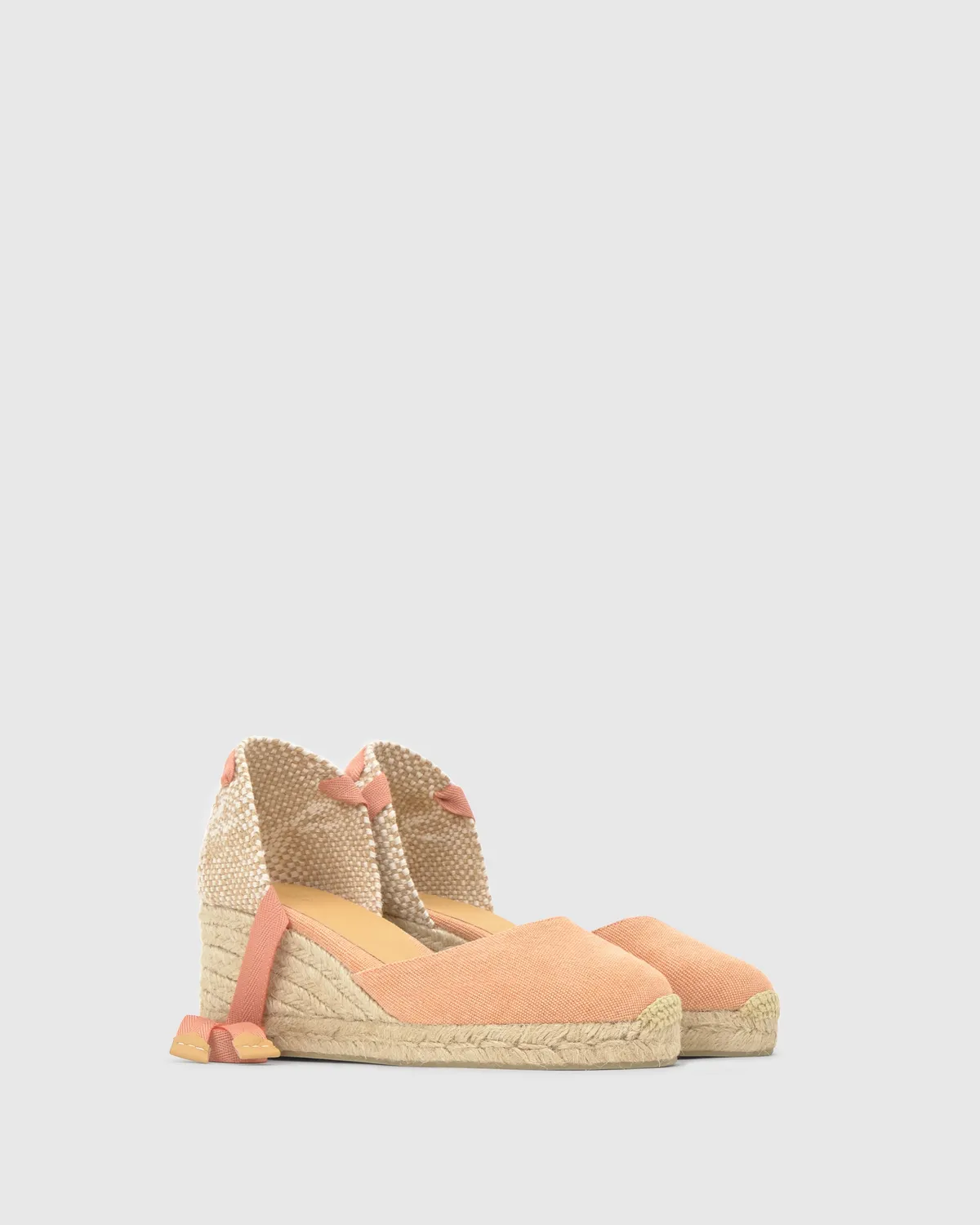 Castaner Carina 6 002 espadrilles peach canvas