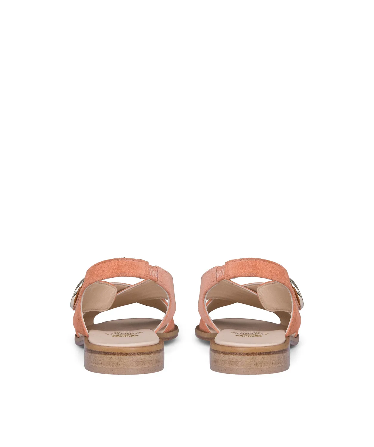 Finsbury Colette sandalen beige leer plat