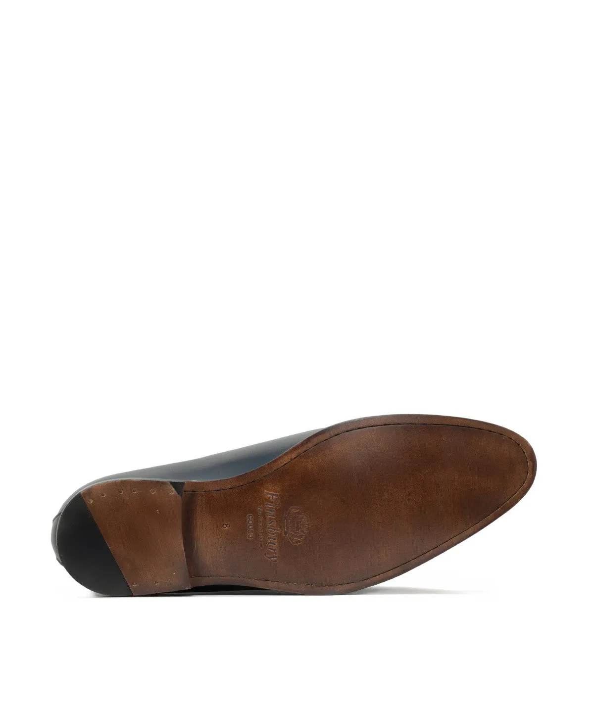 Finsbury Broadway Oxfordschoen ocean blue lakleer