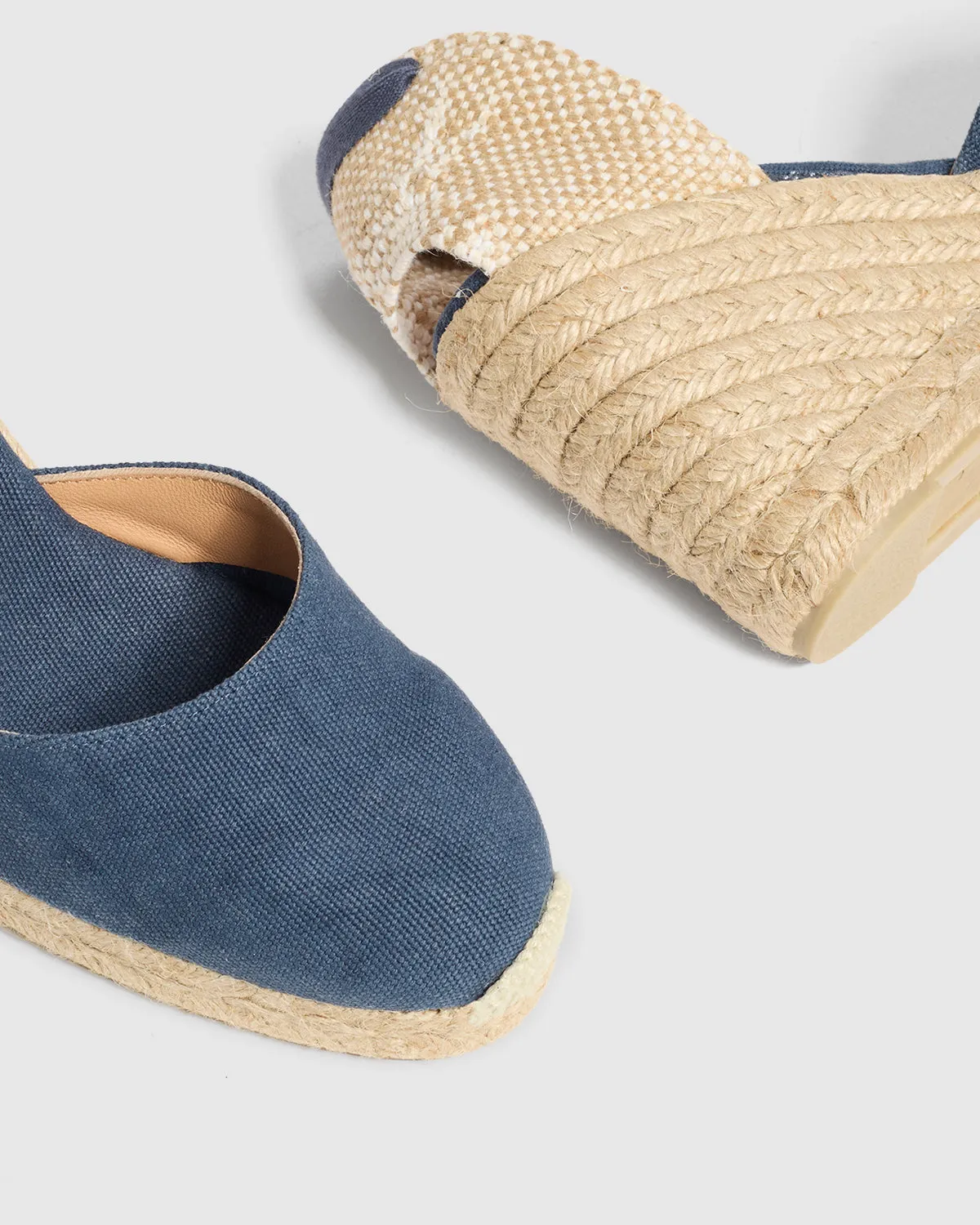 Castaner Carina 8/002 espadrilles donkerblauw canvas 9 cm
