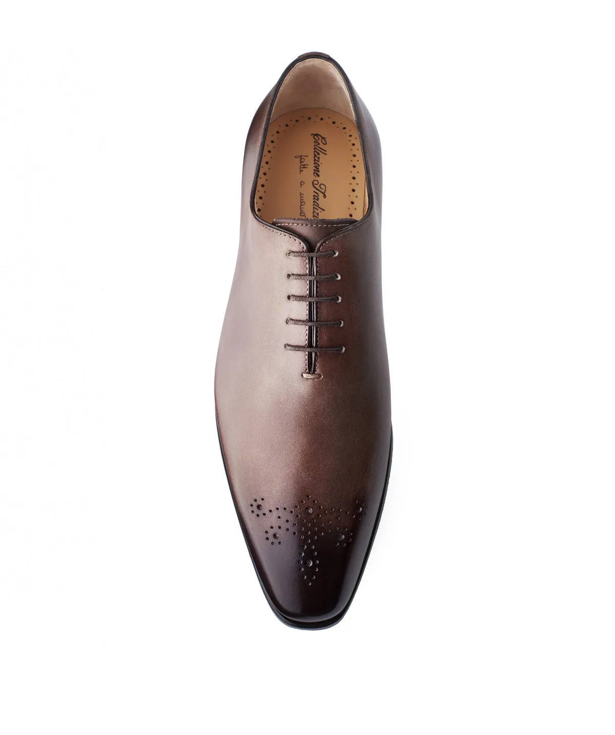 Finsbury Vasco oxford schoenen kastanjebruin patina