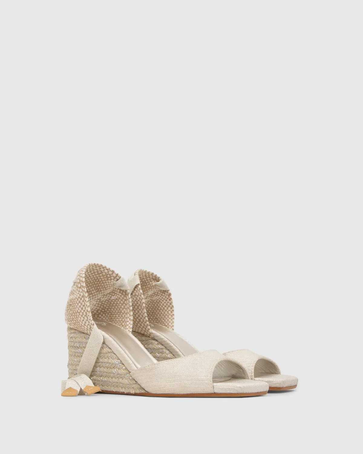 Castaner Brittany 291 sandalen zilver metallic katoen