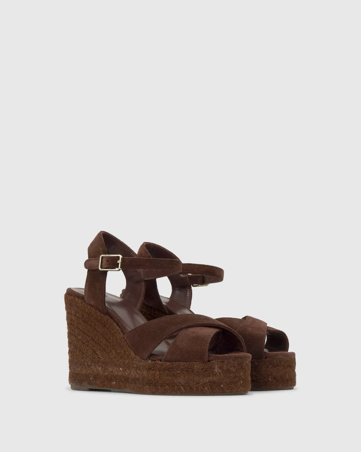 Castaner Blaudell C/8ED/186 sandalen chocolade suède 11cm