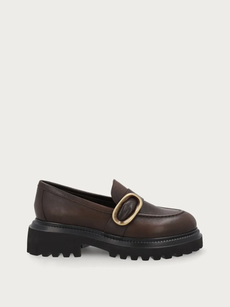 Frau Verona chunky loafers bruin leer