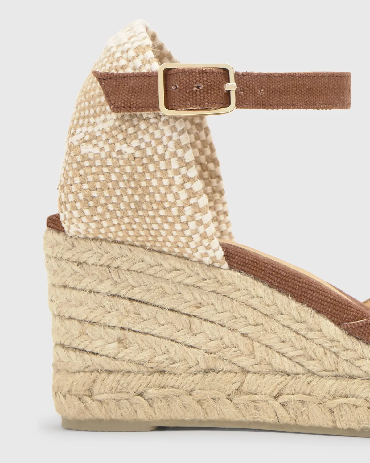 Castaner CHIARITA/6/002 espadrilles pecan katoen 7cm