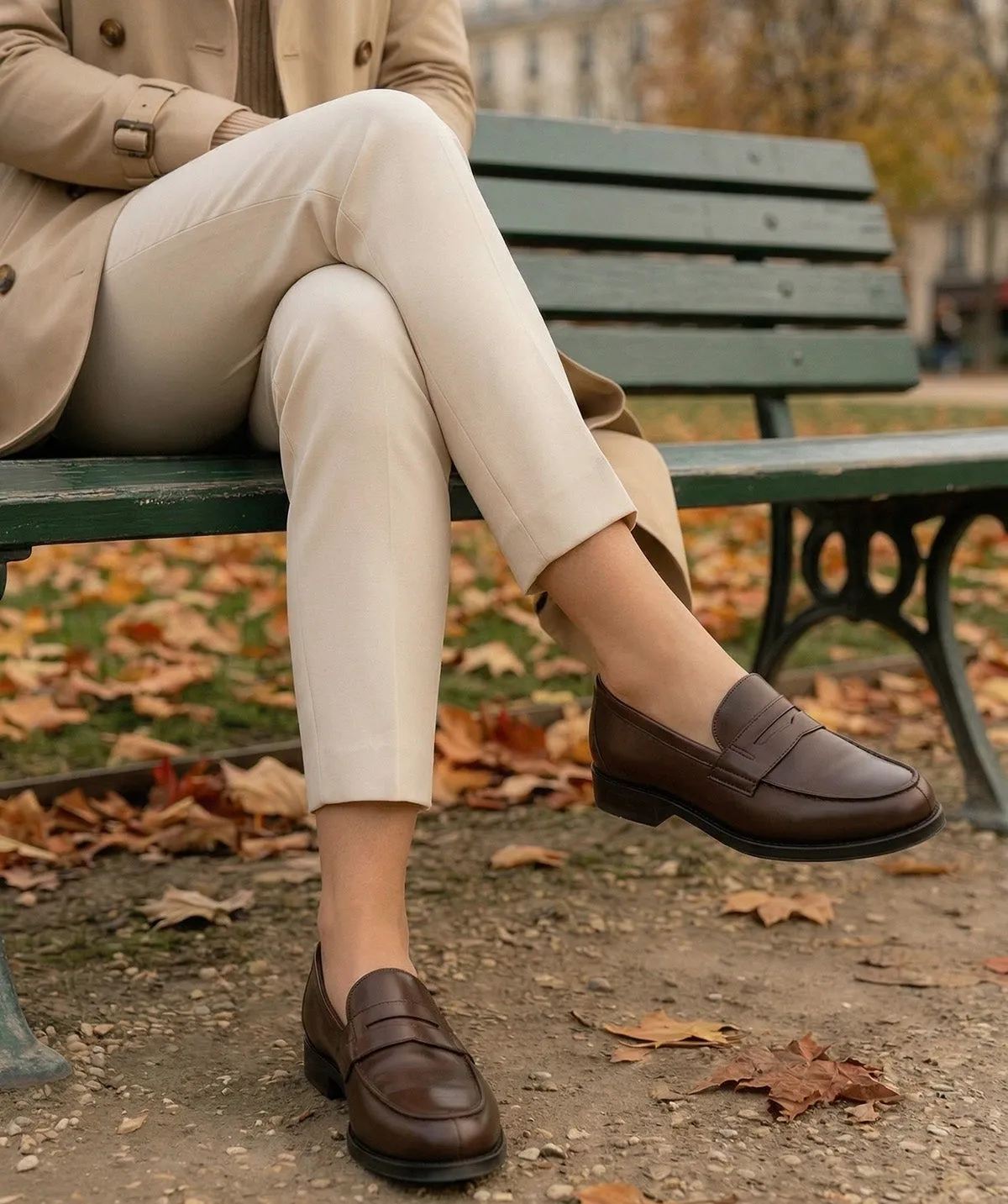 Finsbury Lilou loafers bruin leer dames Blake