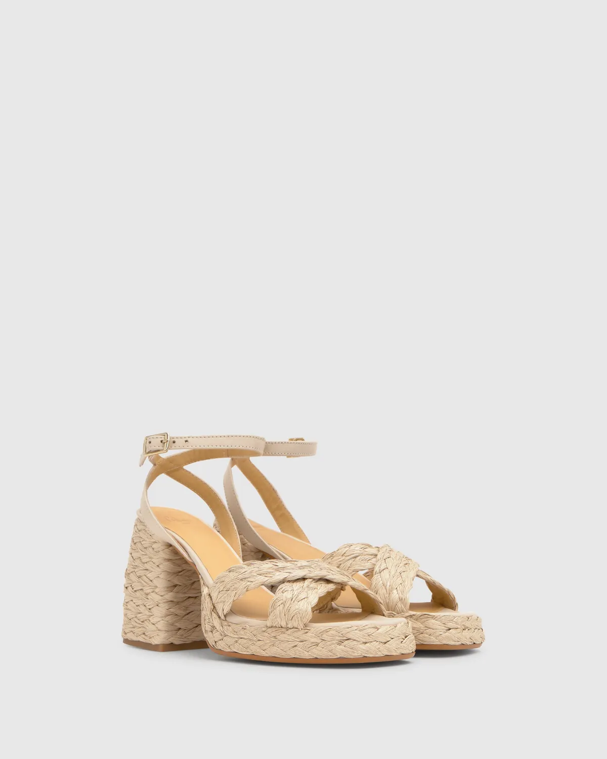 Castaner Valeriette 258 sandaal crudo raffia 10 cm