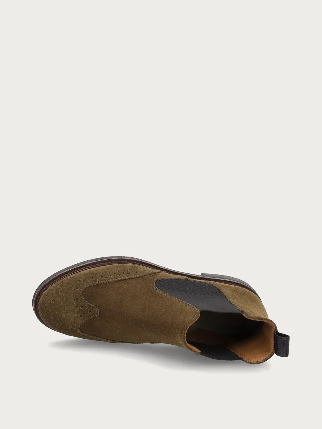 Frau Verona Beatle boots groen suède