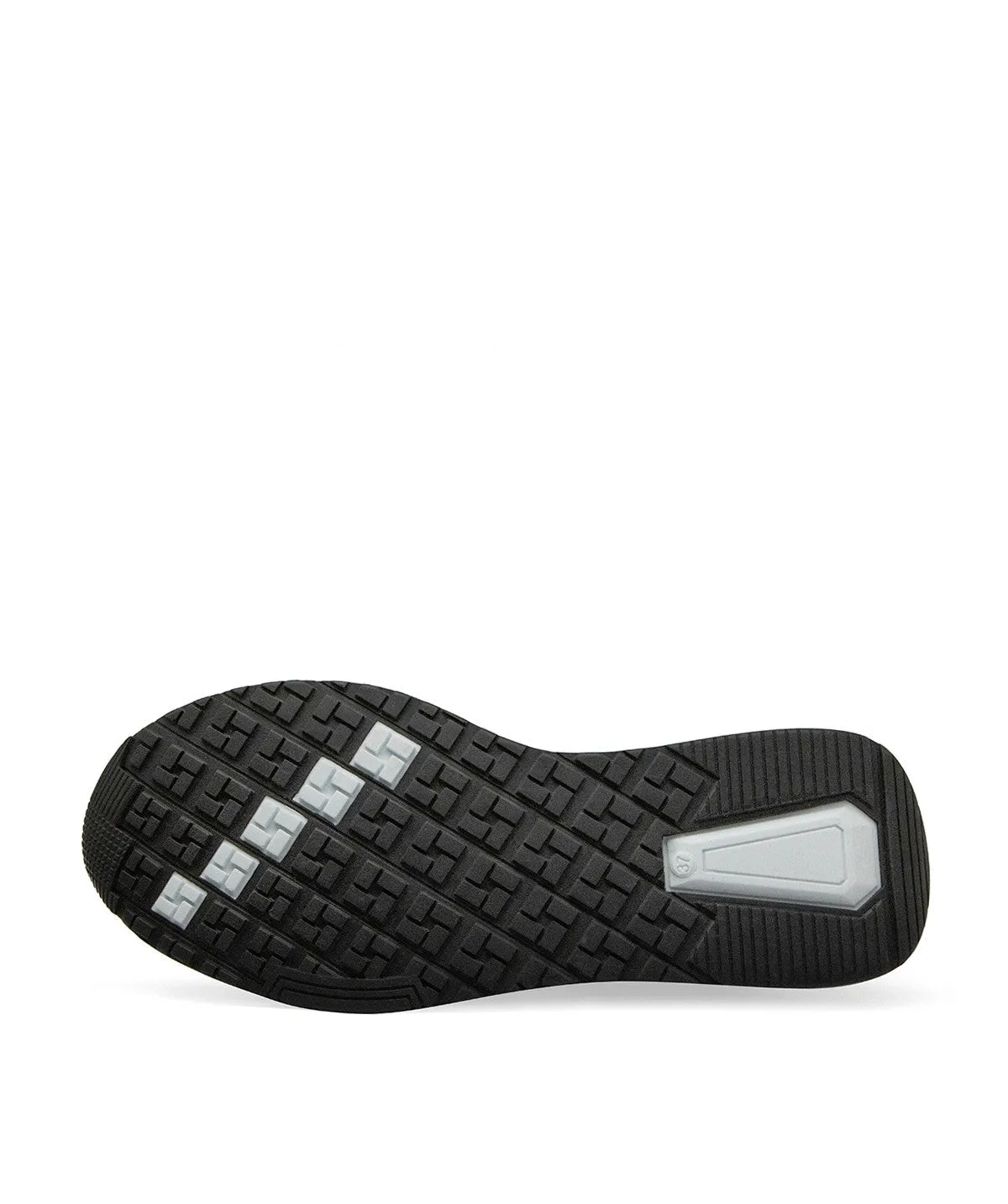 Finsbury All The Times leren sneakers zwart