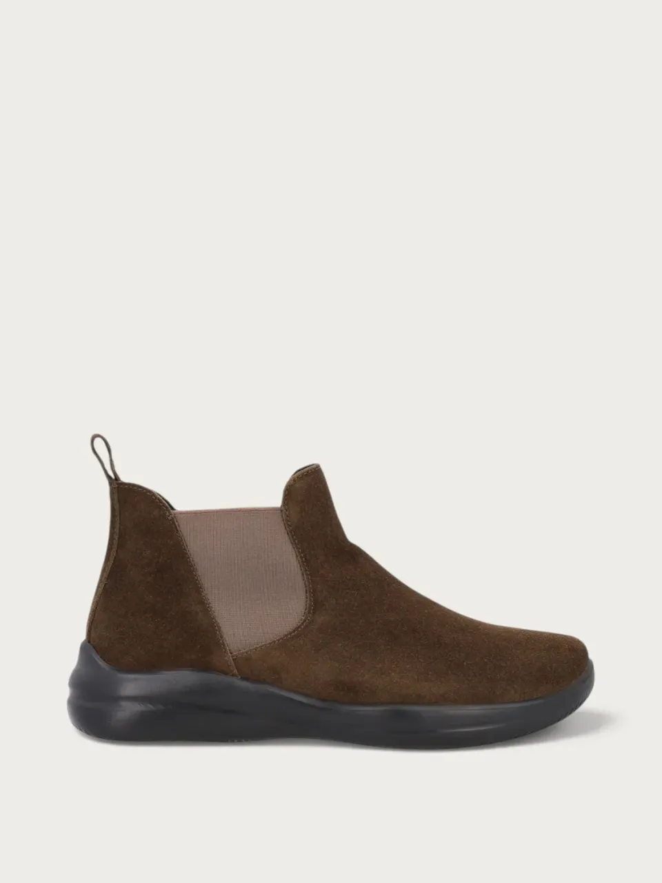 Frau Comfort Tech beatle boots groen suède