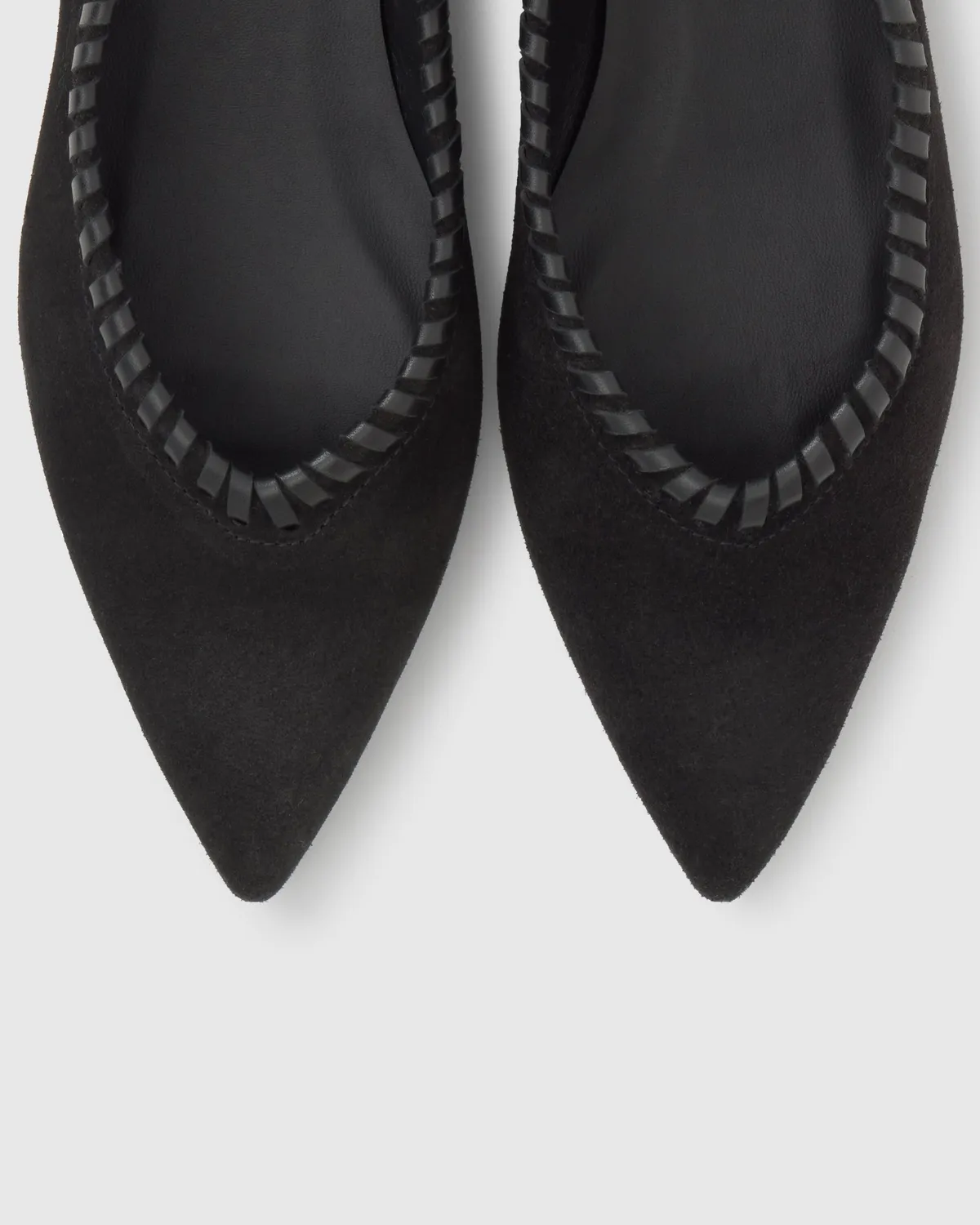 Castaner Thais/186 ballerina zwart suède 4 cm hak