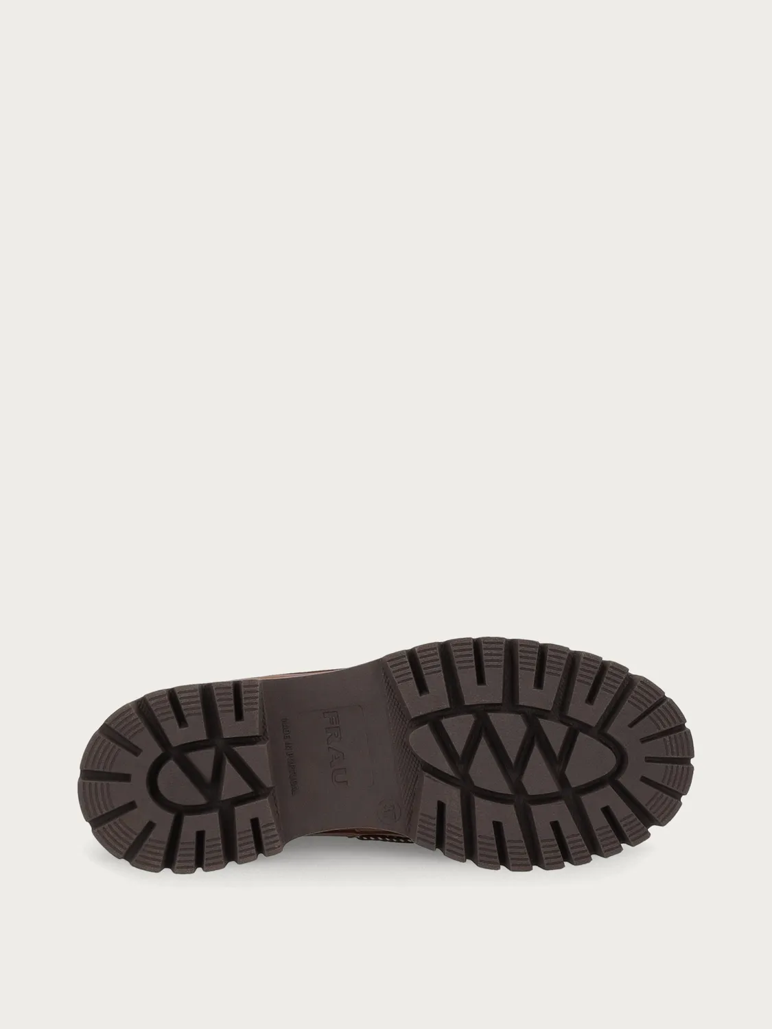 Frau FX bootschoenen bruin nubuck profielzool