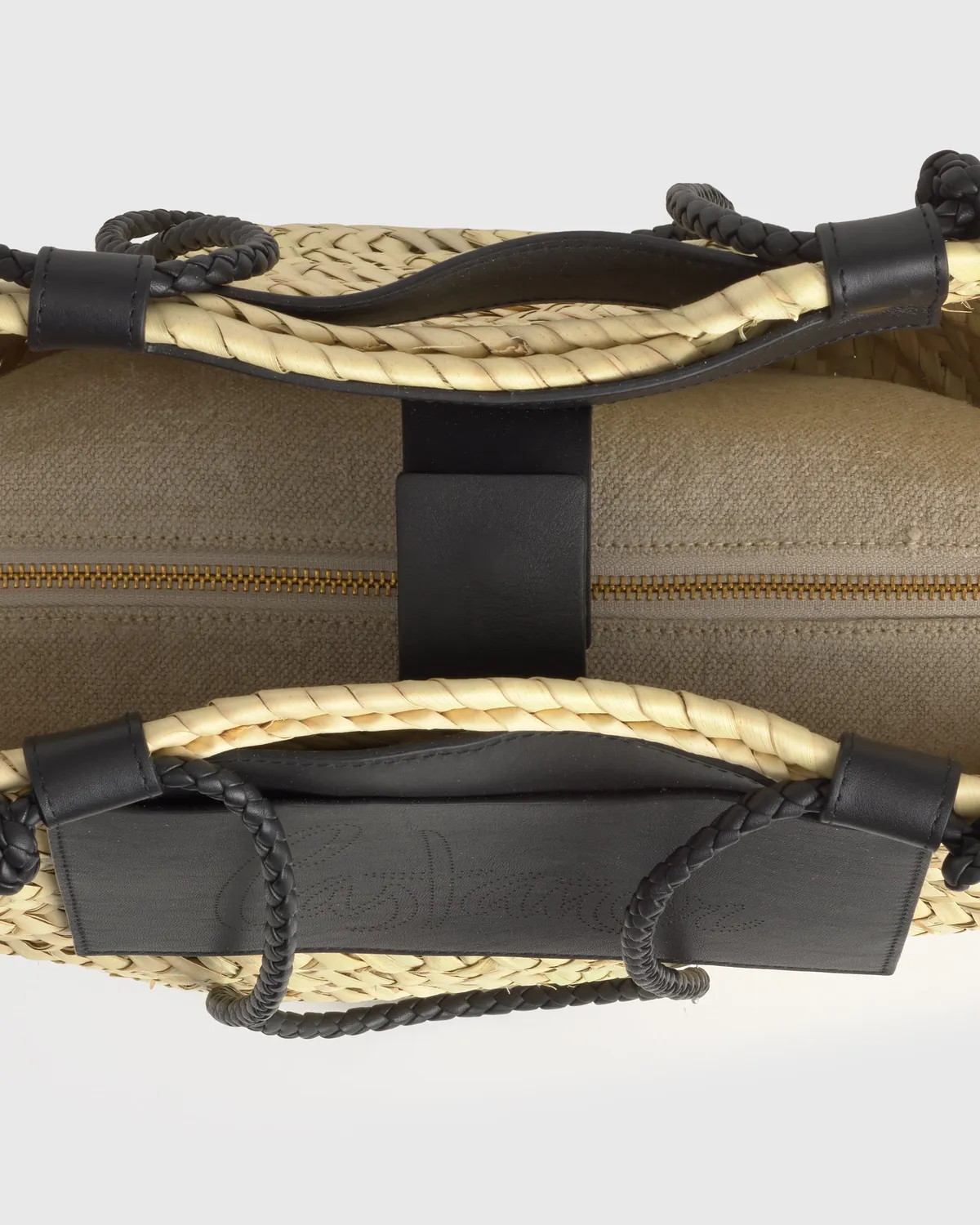 Castaner Campania 152 strandtas zwart raffia