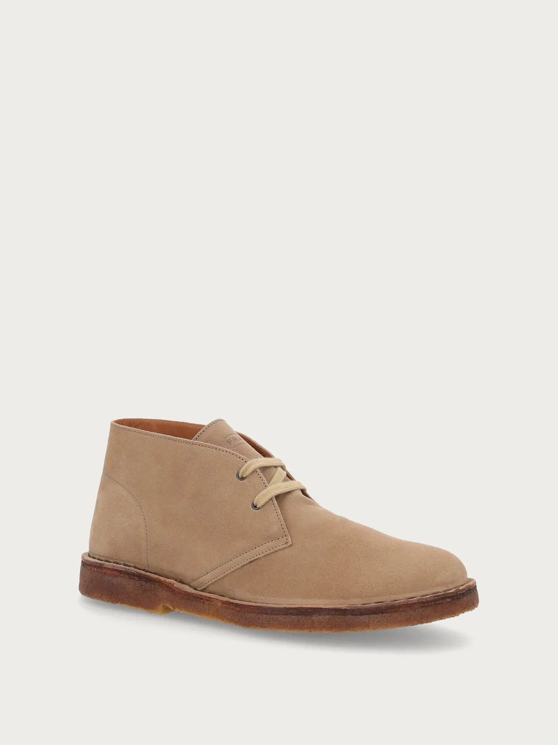 Frau Verona beige suede desert boots heren