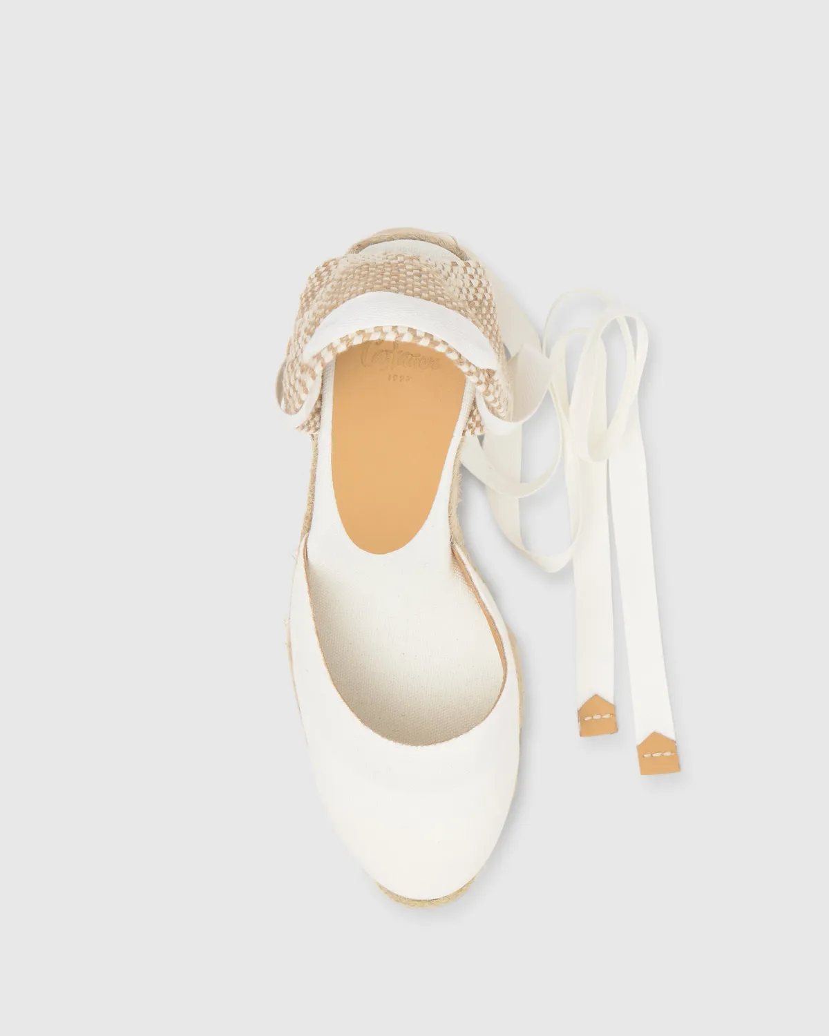 Castaner Carina 8ED 001 espadrilles wit katoen