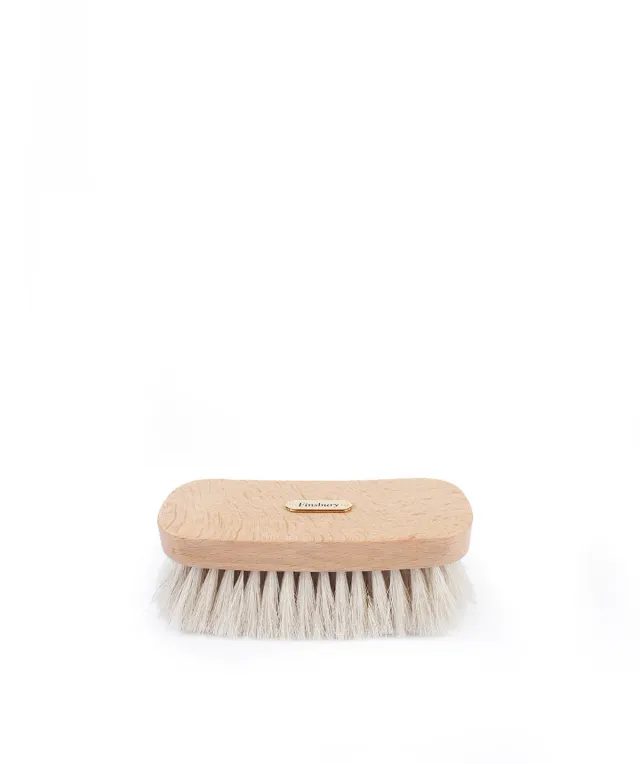 Finsbury schoenborstel wit paardenhaar medium