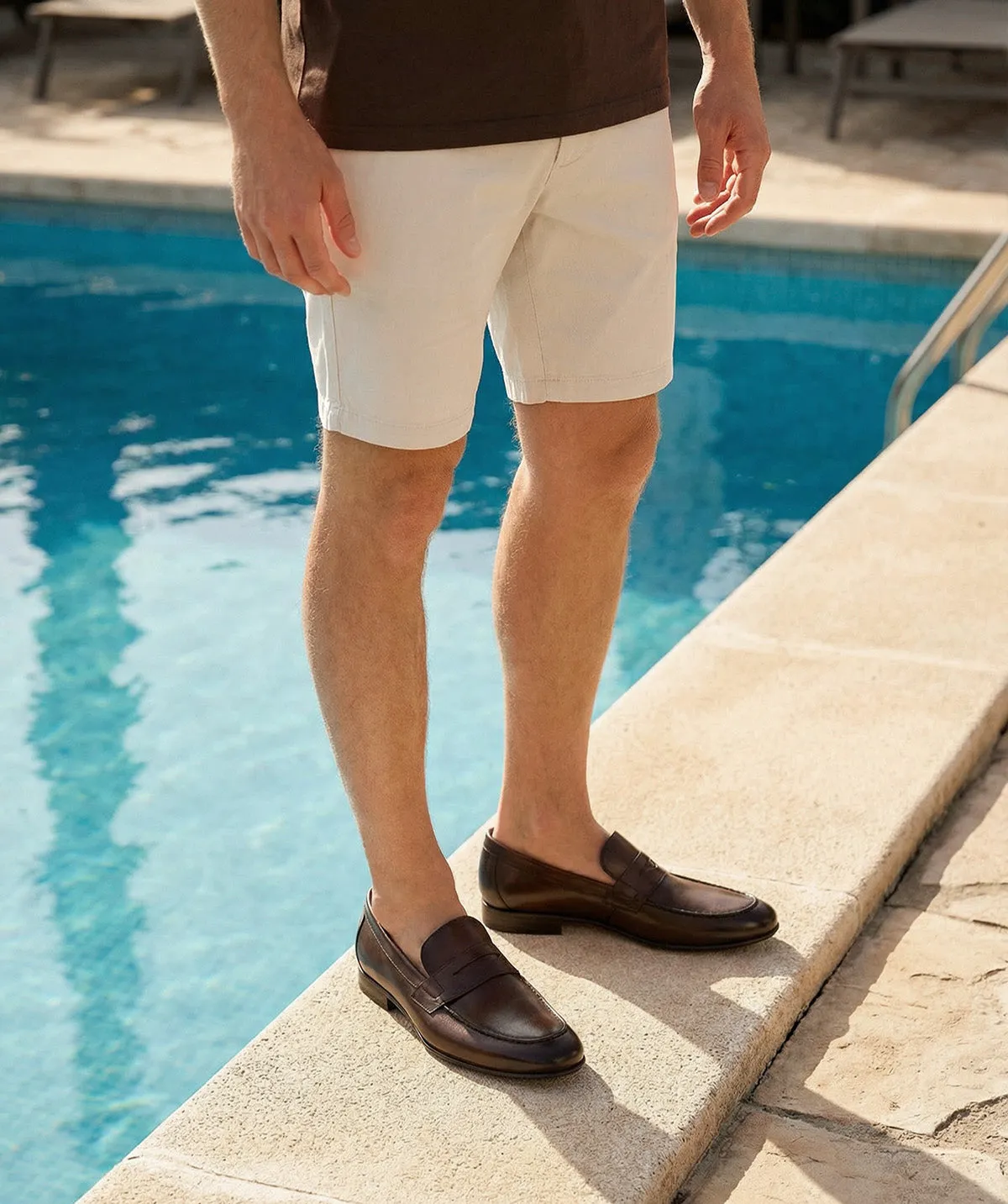 Finsbury Clayton loafers bruin patina