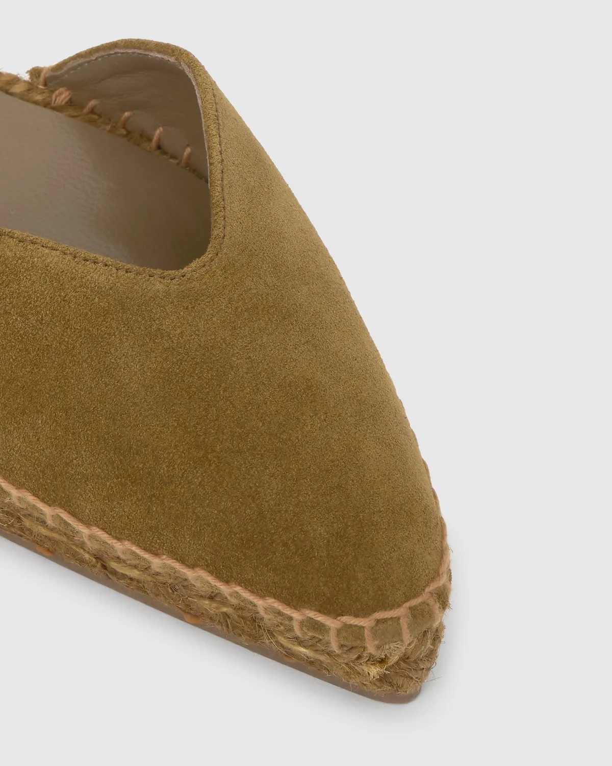 Castaner Brava C 186 espadrille bruin suède plat