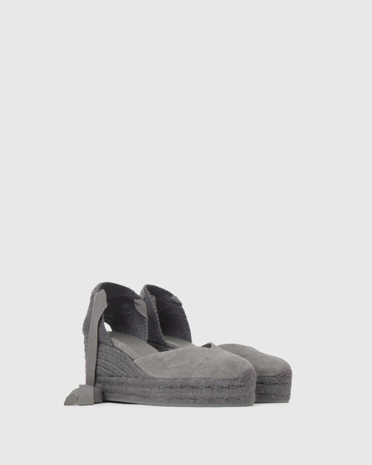 Castaner Chiara C/6ED/002 espadrilles grijs canvas