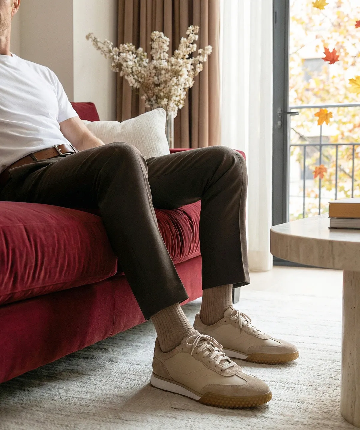 Finsbury Mathis sneakers beige canvas