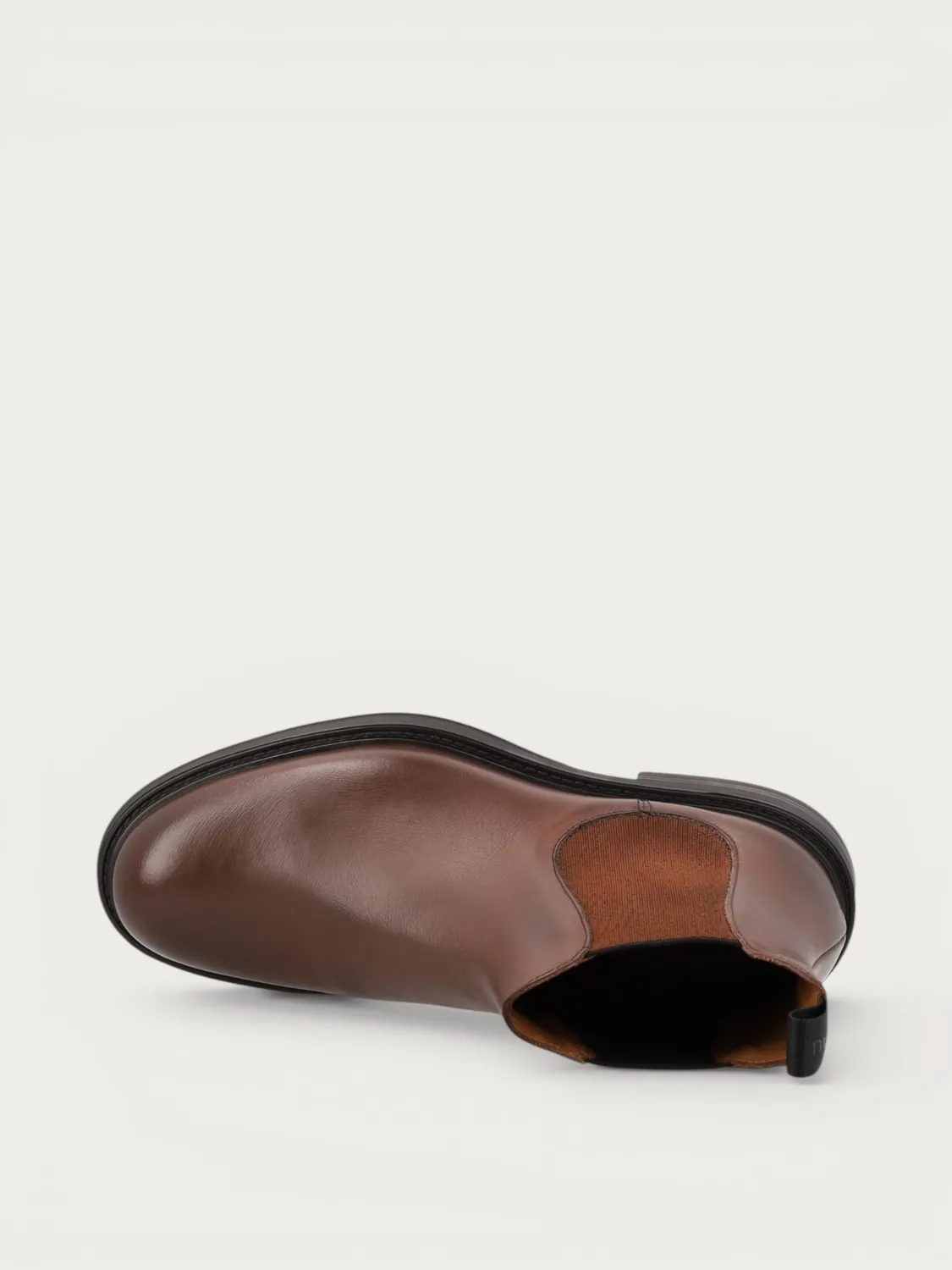 Frau Verona bruine leren chelsea boots heren