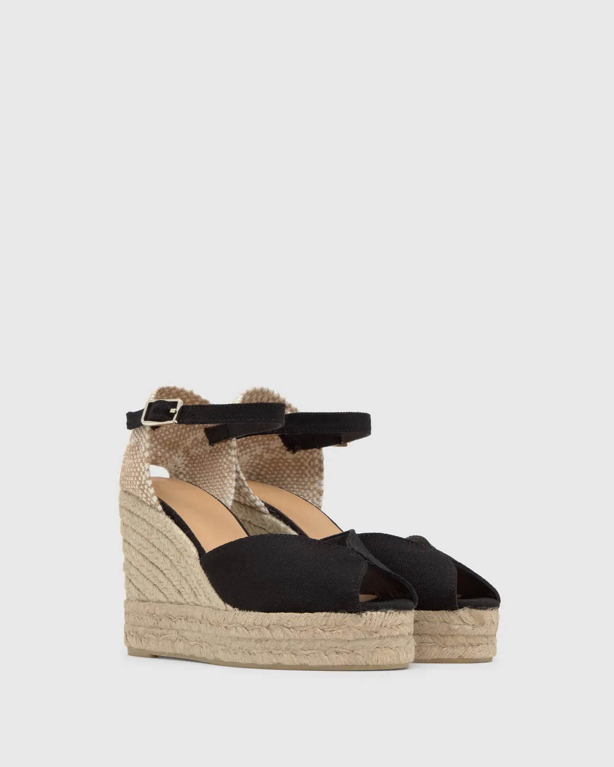Castaner BIANCA/8ED/001 sandalen zwart 11 cm