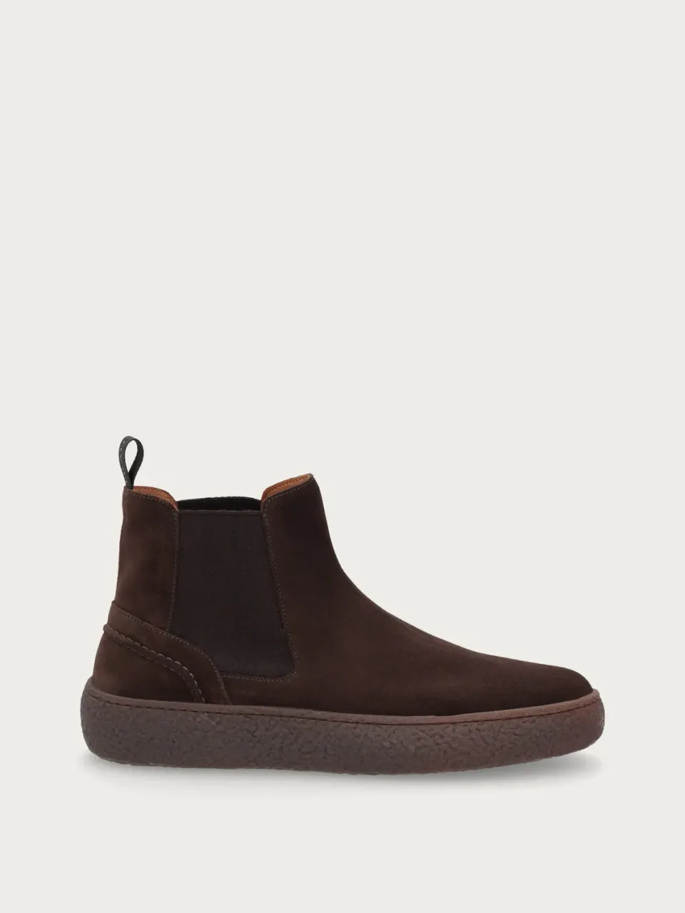 Frau Urban donkerbruine suède beatle boots heren