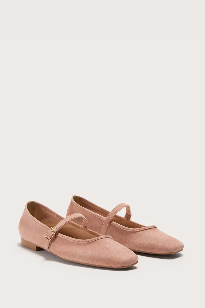 Bryan Stepwise Nicolle ballerina's nude beige leer