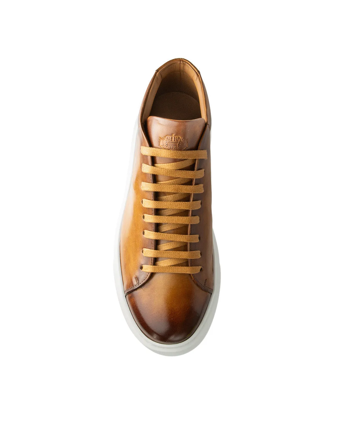 Finsbury Modena High Sneakers Goud Leer Heren